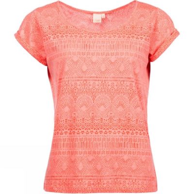 Playeras Protest Rosey Mujer - Coral - Chile ESD390168